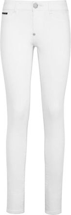 Philipp Plein Skinny Jeggings - Dames - Skinny Jeans - Wit - W27 - Katoen - Jeans