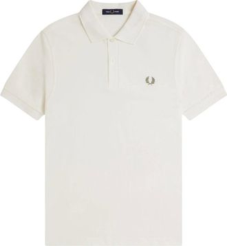 Fred Perry Hombre, Camisetas, Blanco, Talla: S