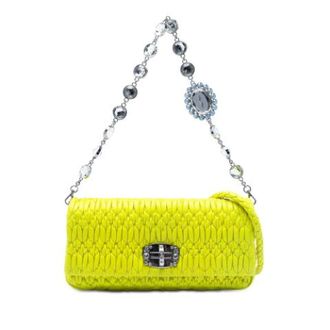 Miu Miu Pre-owned Clutches, female, Yellow, Size: ONE SIZE Pre-owned Satchel