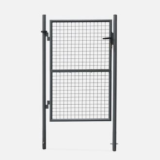 Sweeek Puerta De Jard&iacute;n De Metal Con Cerradura