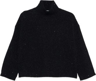 Brunello Cucinelli Dames, Truien, Blauw, Maat: M Kasjmier