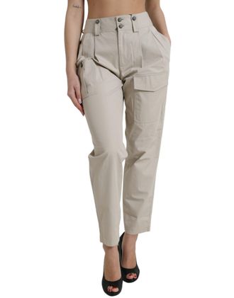 Dolce & Gabbana Womens Casual Cargo Pants - Tan