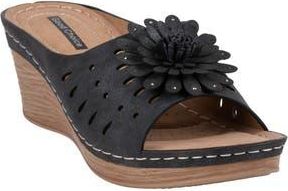 Good Choice Shoes Mayday Wedge Sandal in Black at Nordstrom Rack, Size 7.5