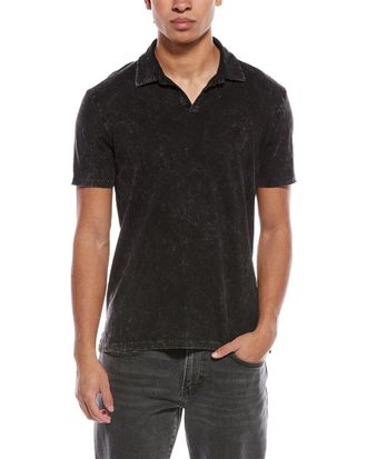 John Varvatos Bodhi Marble Wash Polo Short