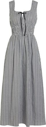 Rails Kenton Gingham Cotton Midi Dress - Black - S (UK8-10 / S)