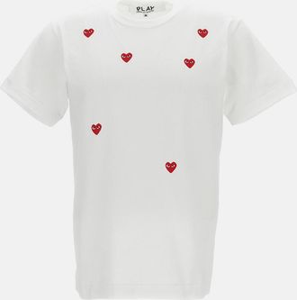 Comme Des Gar&ccedil;ons T-shirt Con Logo Mini Cuori