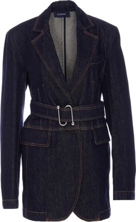 Sportmax Blazer denim - Blu