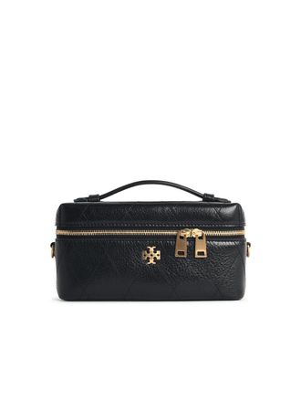 Tory Burch Tory Burch Charlie Matelass&eacute; Mini Beige Lear Beauty Case