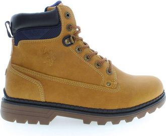 U.S.Polo Association Beige Polyurethane Men Ankle Mens Boot