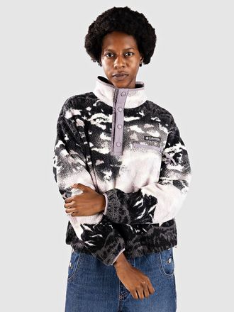 Columbia Helvetia II Printed Cropped Half Snap Half-Zip Fleece Pullover