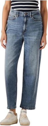 Drykorn Jeans, Dames, Blauw, W29 L34, Wide Leg Broek Flown
