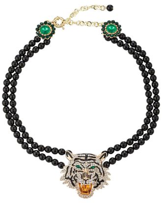 Eyecandy LA Eye Candy La Agate Statement Necklace