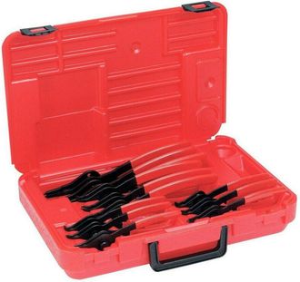 Trade Shop Trade Shop - Set 12 Pinze Per Anelli Elastici Interni Esterni Reversibile 45&deg; A 90&deg; 07209