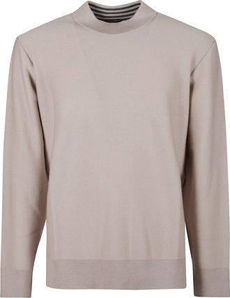 Drumohr Round Neck Minimalist Merino Sweater