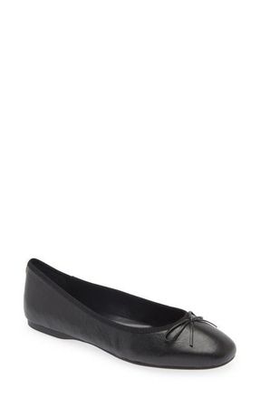 Birdies The Hummingbird Flats in Noir Leather at Nordstrom, Size 10.5