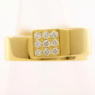 C&A Yellow Gold Yellow Gold (18K) Band Ring (Pre-Owned)