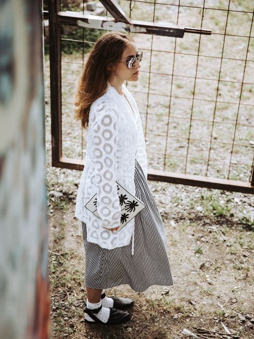 Badmode 24/7 zwart-wit