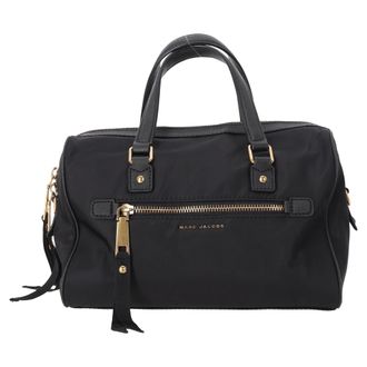 Marc Jacobs Marc Jacobs Trooper Bauletto Schoudertas in Zwart Nylon