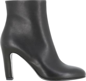 Del Carlo DEL Carlo, Schoenen, Dames, Zwart, 38 1/2 EU, Leer, Enkellaars