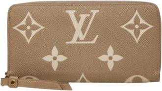 Louis Vuitton Pre-owned Coin Purse - Dames - Vintage Clutch - Bruin - ONE Size - Leer - Vintage