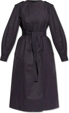 Moncler Gourdon Coat - Dames - Trenchcoats - Blauw - XS - Jassen