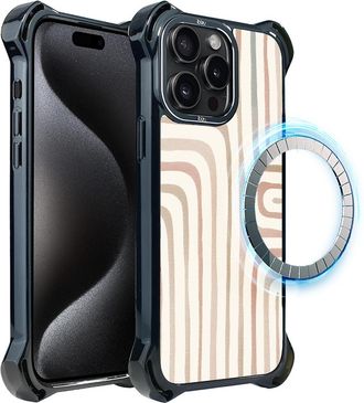 OEM Funda Ibizu Dropguard Ultra Para Iphone 15 Pro Max Con Magsafe, Boho, Laberinto De Arena