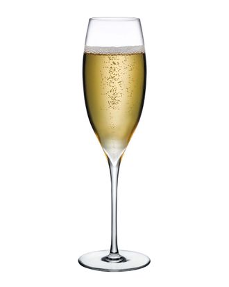 Nude Glass Set Of 2 Dimple Champagne Glasses