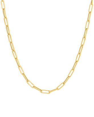 Italian Gold, Inc Max + Stone 14K Italian Gold Paperclip Necklace