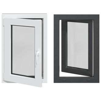 vidaXL Ventana De S&oacute;tano Oscilante Y Abatible Risor 60 X 80 Cm Vidaxl