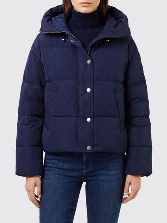 Pinko Short Quilted Water-Repellent Nylon Puffer Jacket with Hood