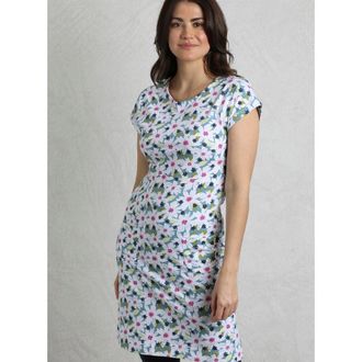 Weird Fish Tallahassee Jersey Dress in Washed Blue at Nordstrom, Size 18