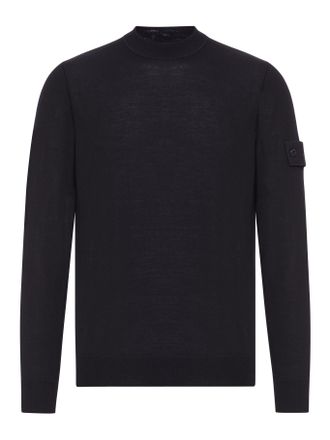 Stone Island CREW NECK WOOL SWEATER - Stone Island - Man