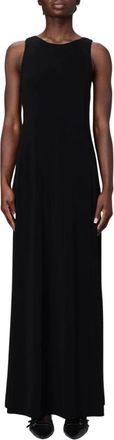Max Mara Elegant Sleeveless Maxi Dress - Dames - Maxi kleedjes - Zwart - S - Kleedjes