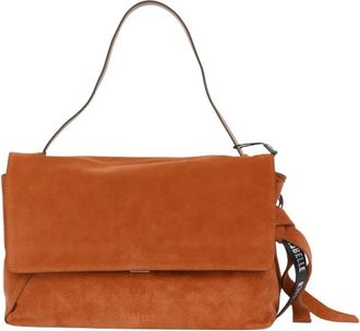 Rebelle Schoudertas in su&egrave;de stijl - Dames - Schoudertassen - Bruin - ONE Size - Su&egrave;de - Tassen
