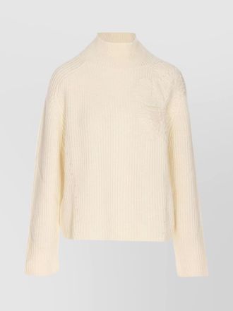 Liu Jo embroidered wool-blend turtleneck sweater