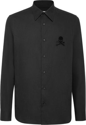 Philipp Plein Stijlvolle shirt met uniek ontwerp - Heren - Casual Overhemden - Zwart - 2XL - Overhemden
