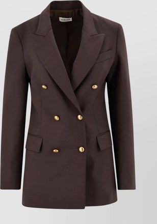 Parosh double-breasted blazer gold-tone buttons