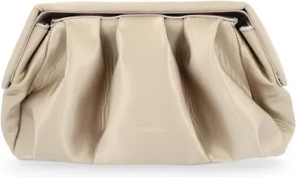 Themoir&egrave; Beige Ruched Clutch
