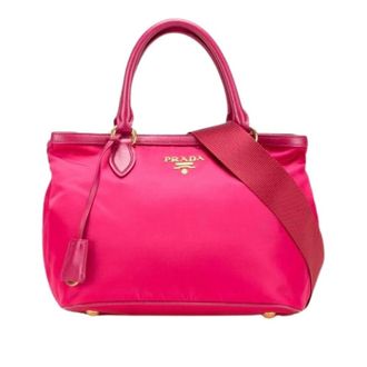 Prada Pre-owned Vintage Satchel - Dames - Vintage Handtas - Roze - ONE Size - Leer - Vintage