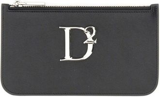Dsquared2 Rectangular Leather Pouch