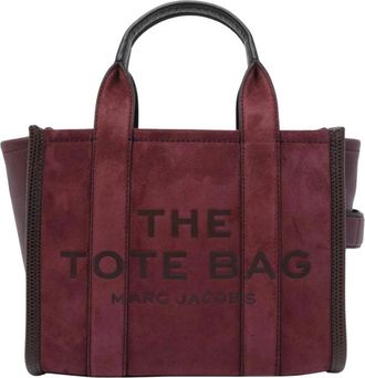 Marc Jacobs The Small Tote Bag - Dames - Shoppers - Paars - ONE Size - Su&egrave;de - Tassen