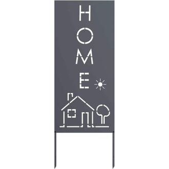 vidaXL Panel Decorativo De Jard&iacute;n Antracita 50 X 140 Cm Vidaxl