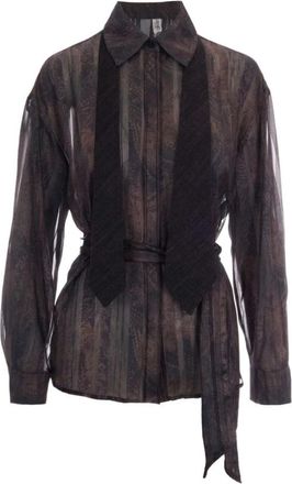 Liu Jo Paisley-print Shirt - Dames - Overhemden - Veelkleurig - L - Polyester - Overhemden