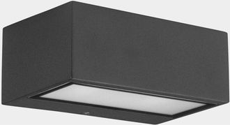 Leds - C4 Leds-C4 Nemesis Aluminium - Aplique de pared exterior 1 luz Gris urbano IP54, E27