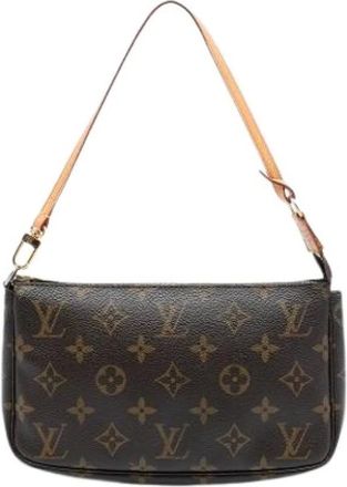 Louis Vuitton Pre-owned Shoulder Bags, female, Brown, Size: ONE SIZE Pre-owned Vintage Shoulder Bag
