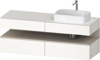 Duravit Qatego Consola Mueble Bajo Lavabo, 2 Extensiones, 2 - Duravit