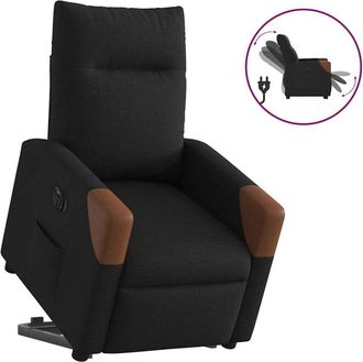 vidaXL Vidaxl - Sill&oacute;n El&eacute;ctrico Reclinable Elevable De Tela Negro