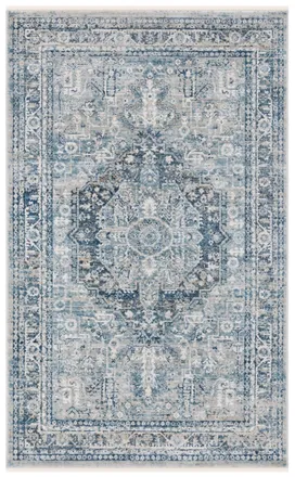 Safavieh Alfombra azul/gris 122 x 183 cm