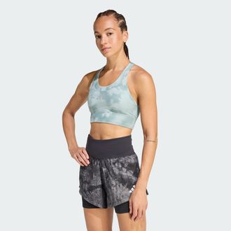 adidas Womens adidas adi365 Running Pocket Graphic Medium Support Bra