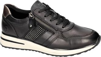 Remonte D1G13-03 Sneakers - Dames - Sneakers - Zwart - 38 EU - Leer - Schoenen